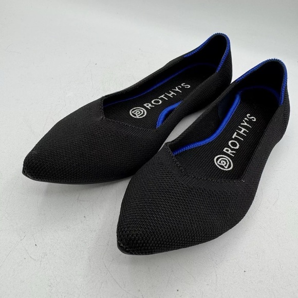 Rothy’s The Point Black Size 6 Women’s Flats - Picture 4 of 9